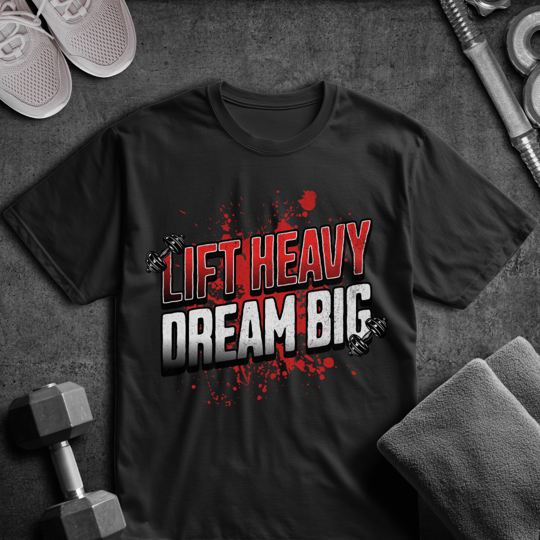 Lift Heavy Dream Big - Oversized T-Shirt