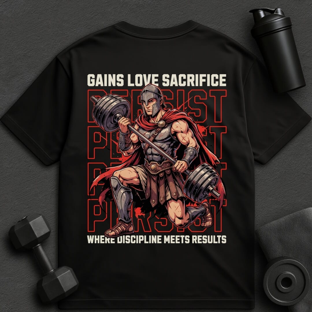 Gains Love Sacrifice - Oversized T-Shirt