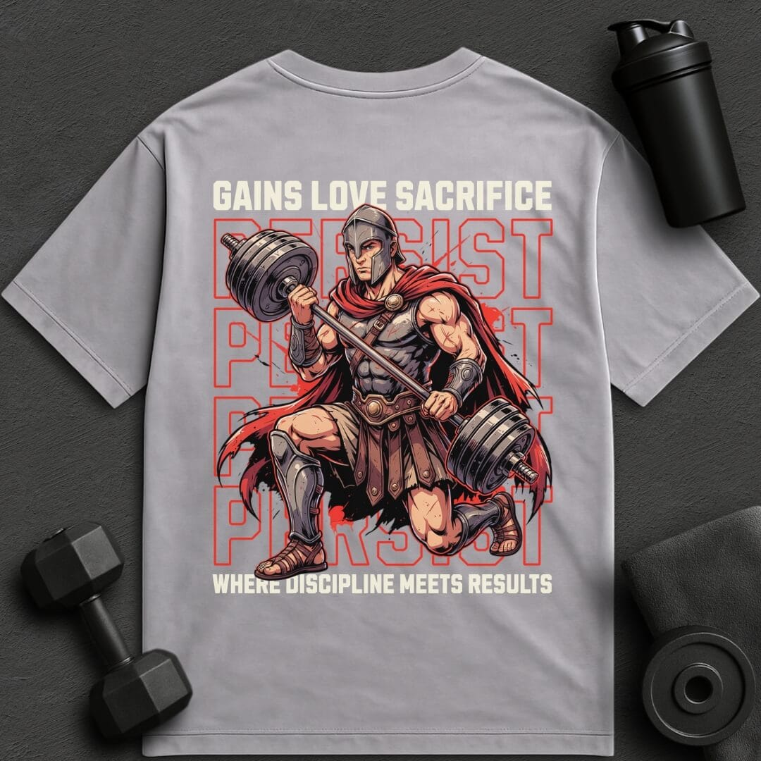 Gains Love Sacrifice - Oversized T-Shirt