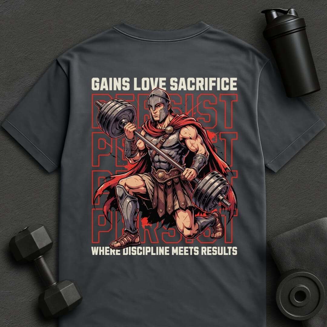 Gains Love Sacrifice - Oversized T-Shirt