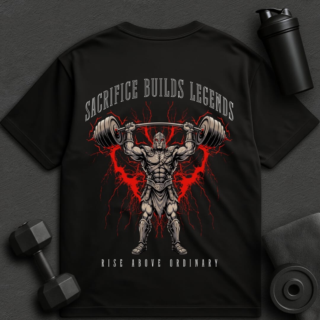Sacrifice Builds Legends - Oversized T-Shirt