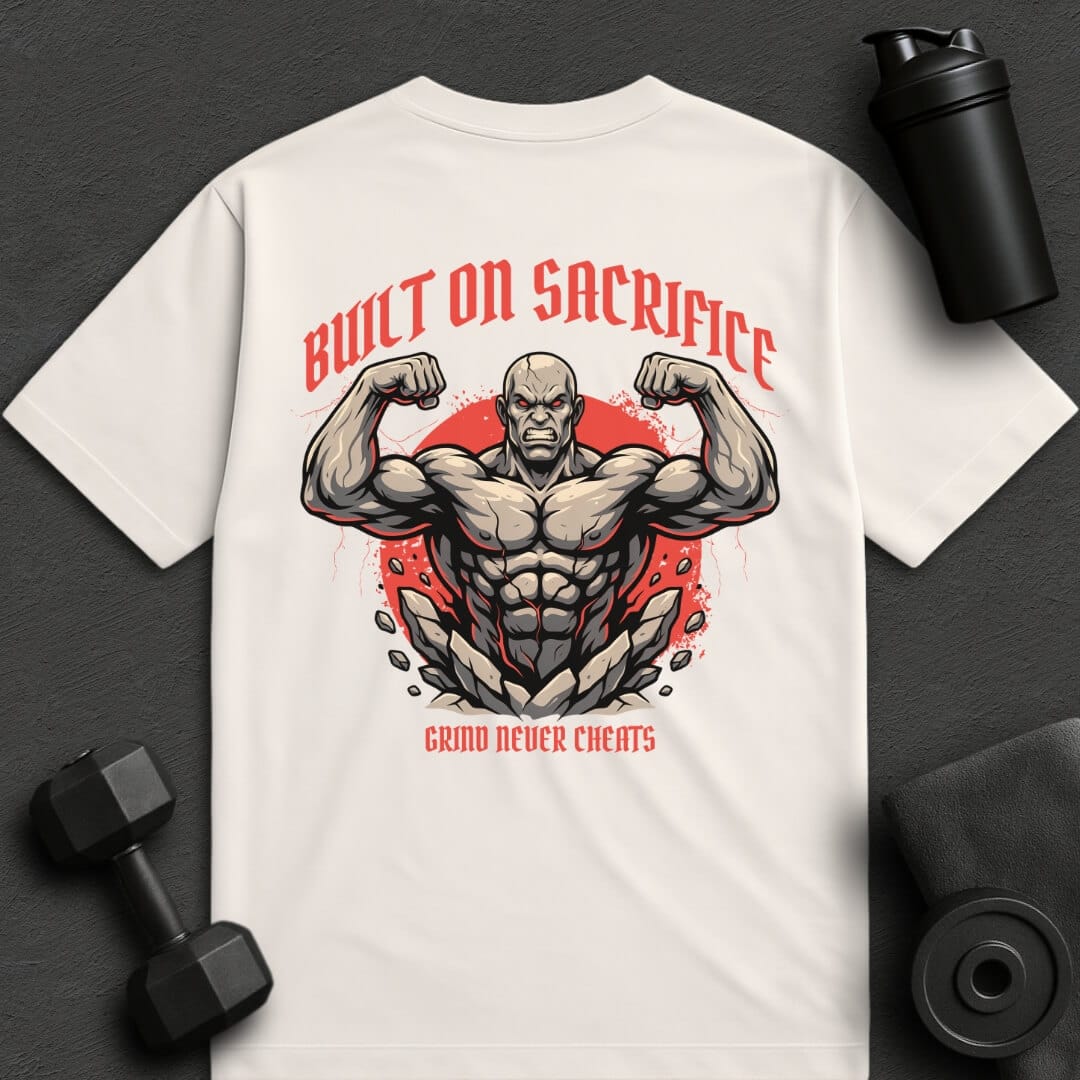 Built On Sacrifice - Oversized T-Shirt
