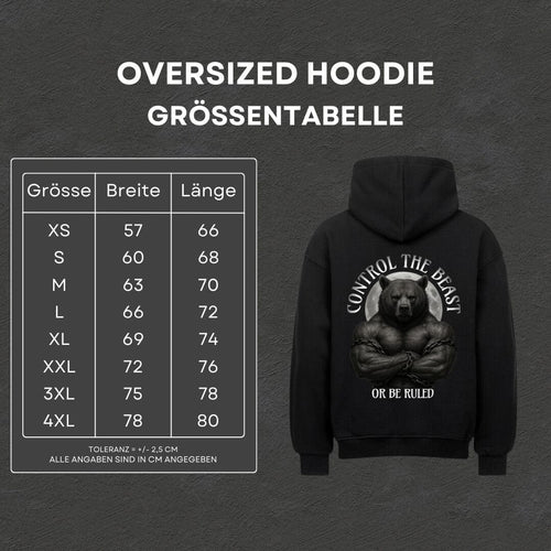 Control the Beast - Oversized Hoodie