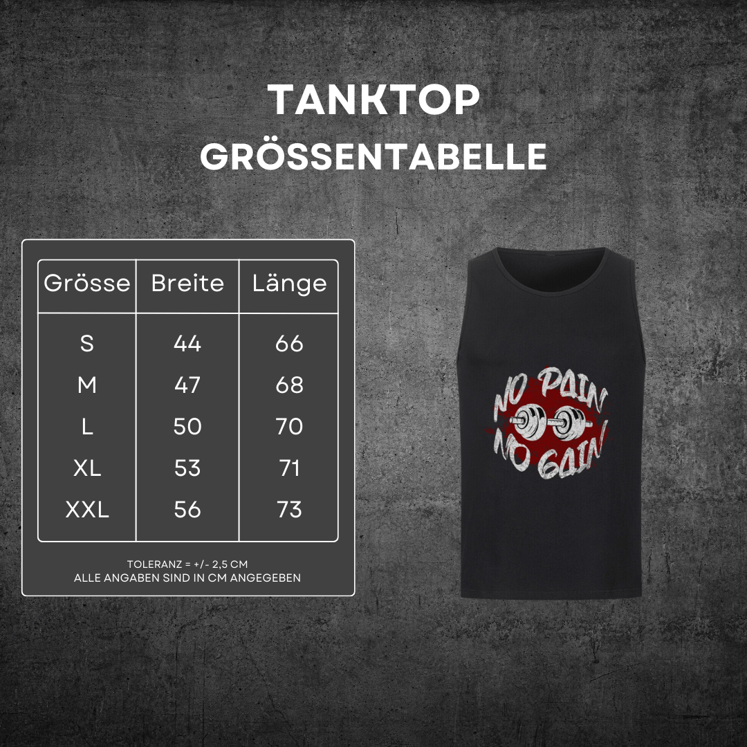 No Pain No Gain - Tanktop