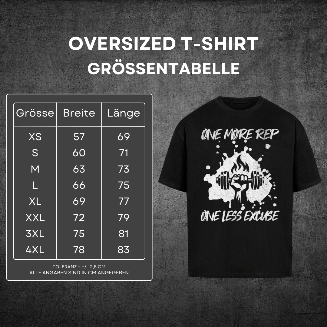One More Rep - Oversized T-Shirt