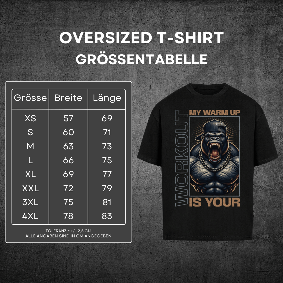 My Warm Up - Oversized T-Shirt