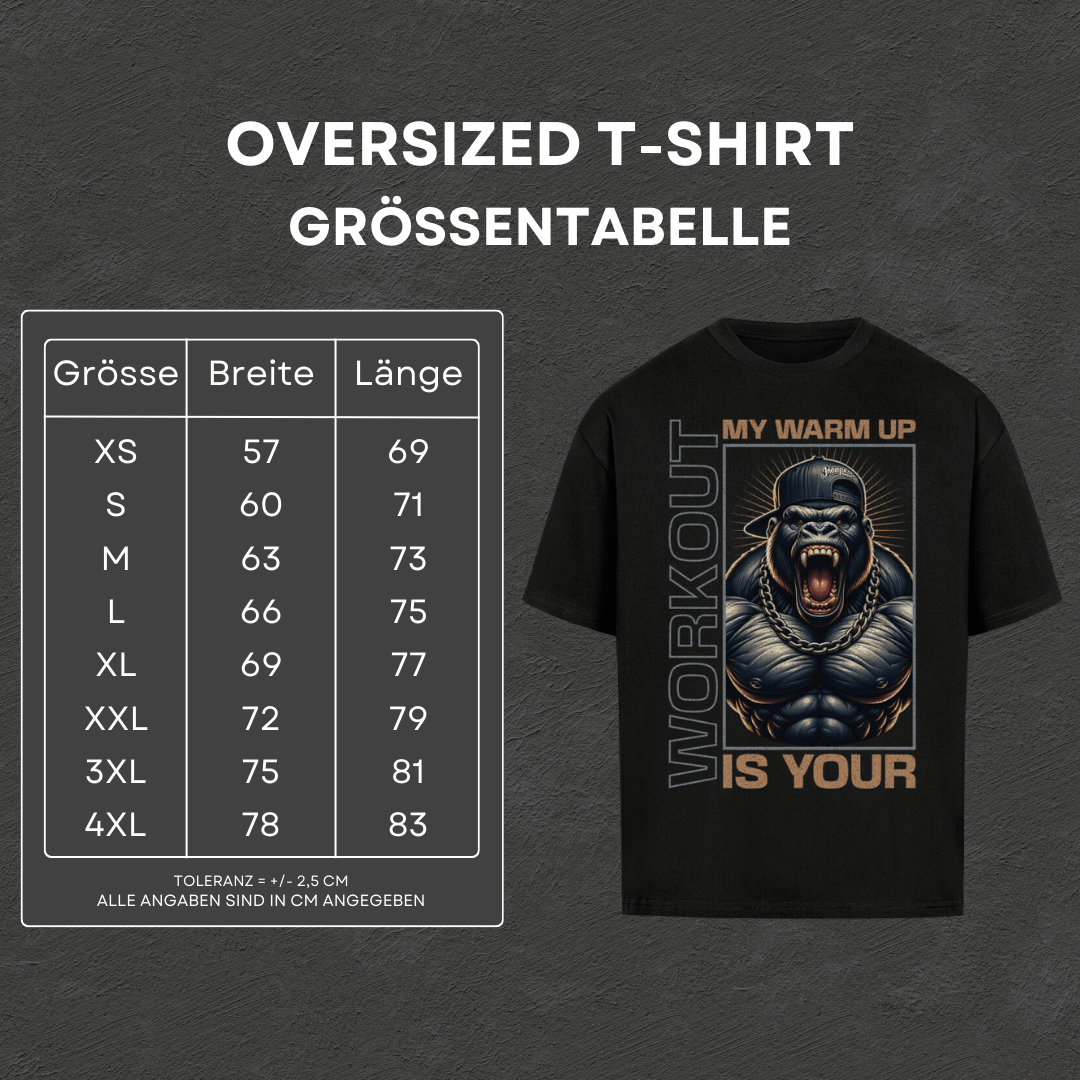 My Warm Up - Oversized T-Shirt