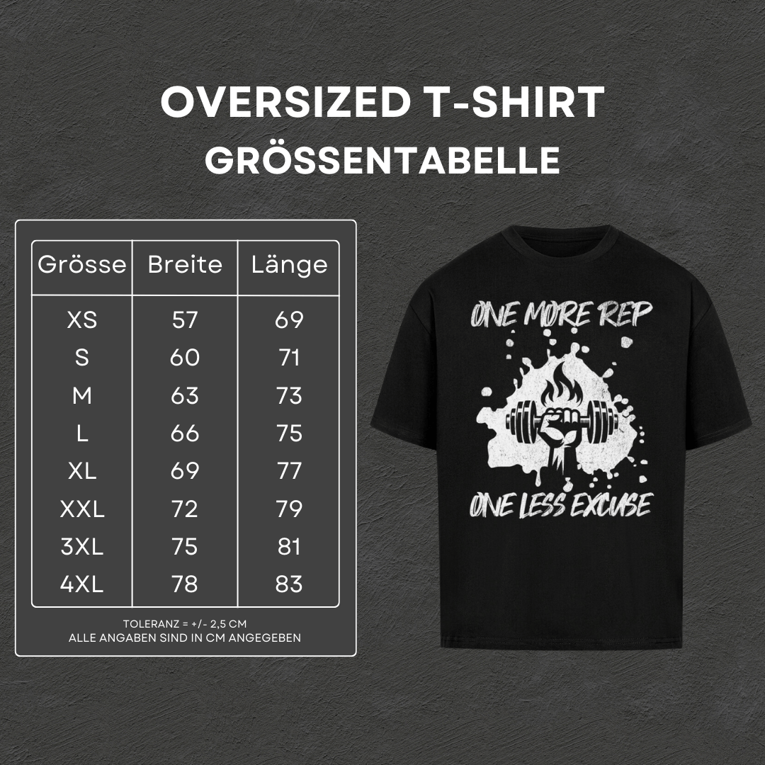 One More Rep - Oversized T-Shirt