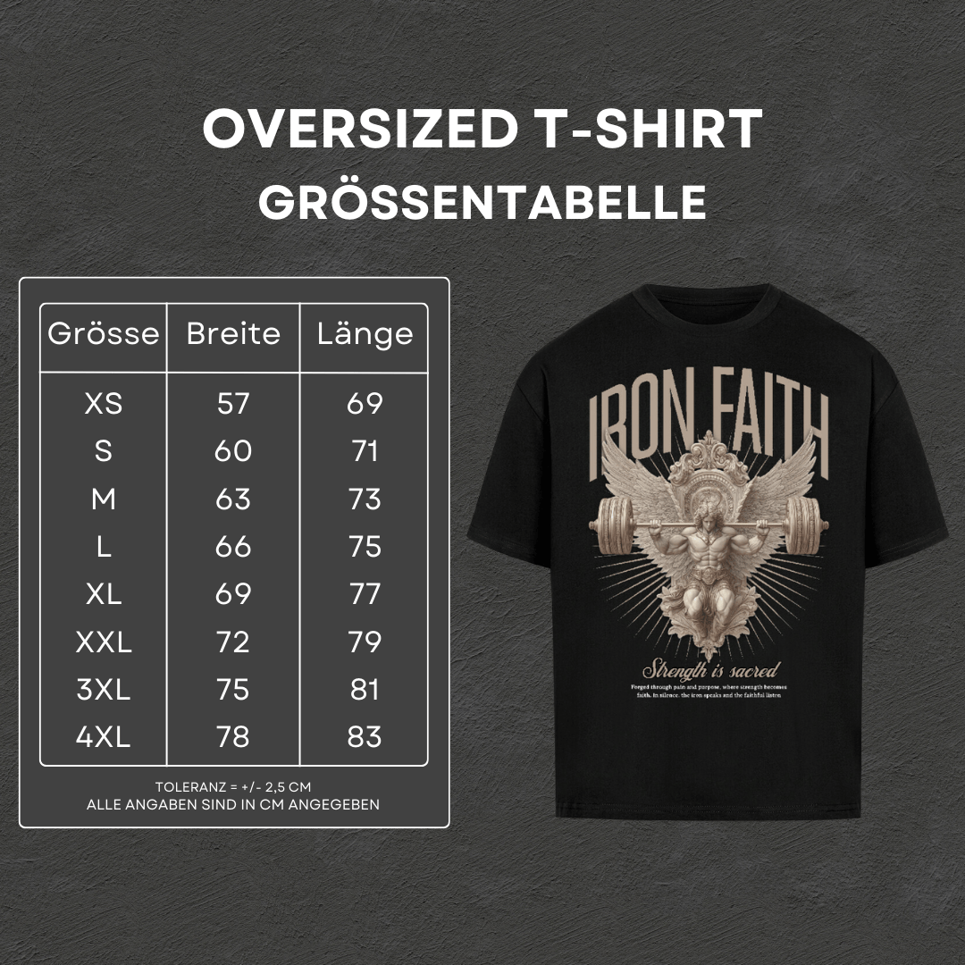 Iron Faith - Oversized T-Shirt