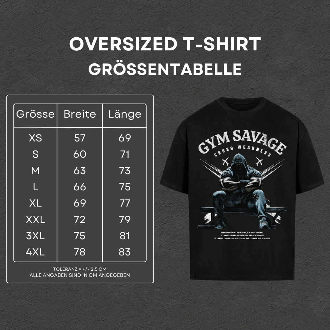 Gym Savage - Oversized T-Shirt