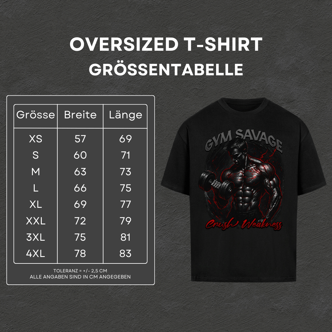 Gym Savage - Oversized T-Shirt