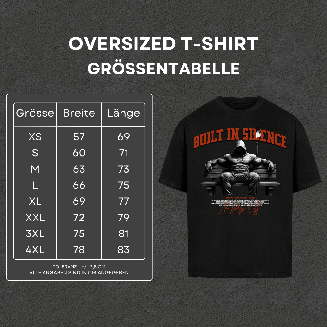 Built in Silence - Oversized T-Shirt