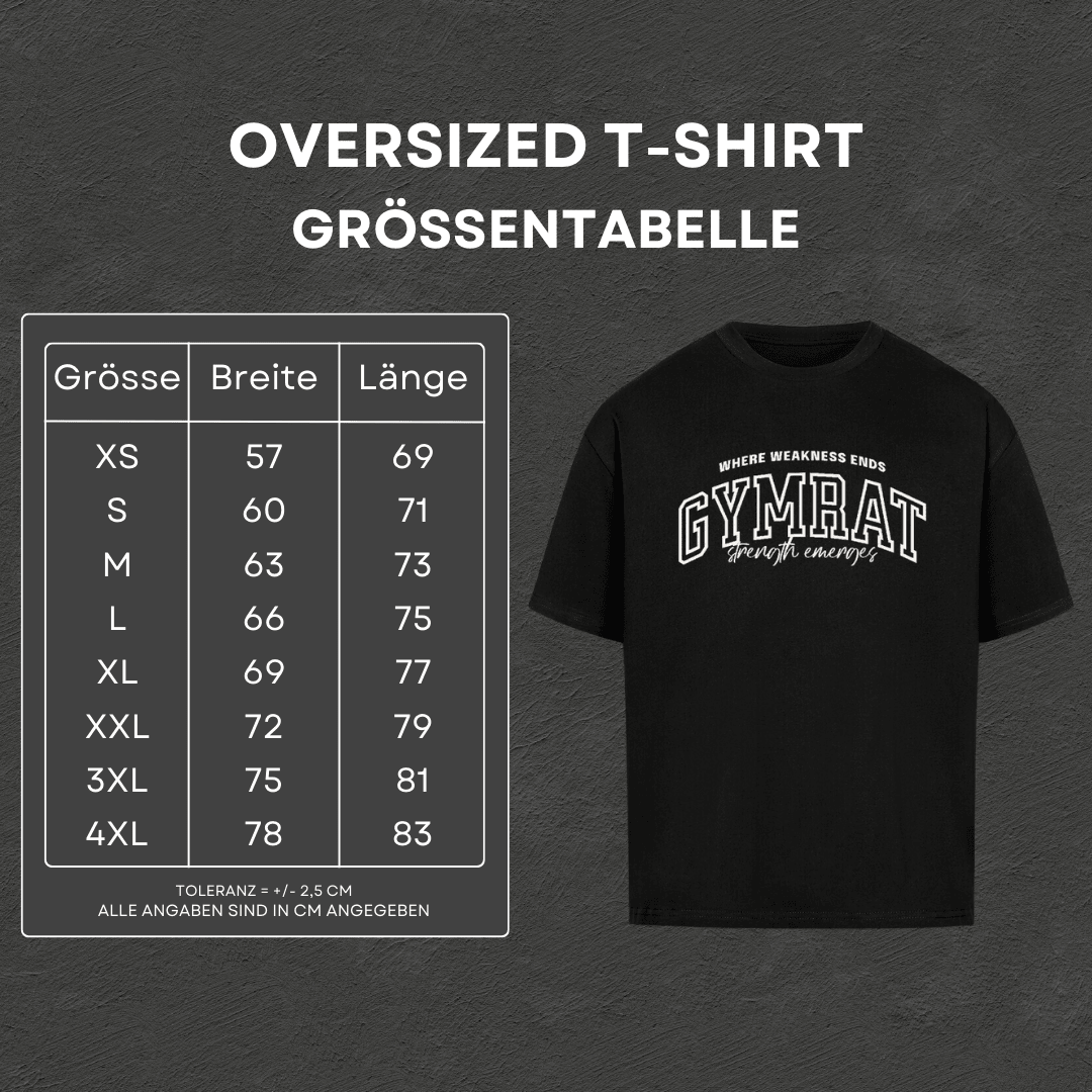 Gymrat - Oversized T-Shirt
