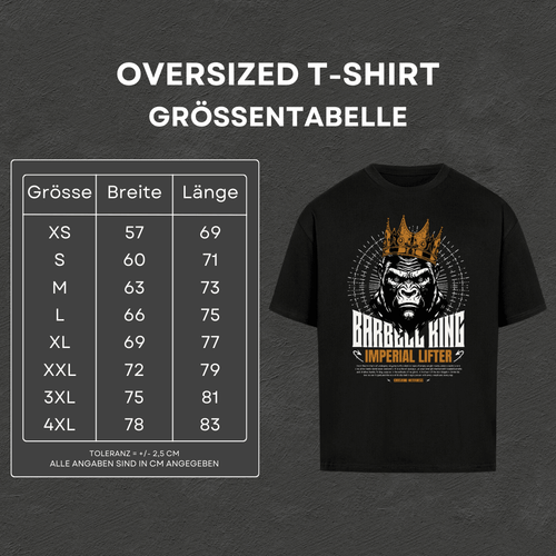 Barbell King - Oversized T-Shirt