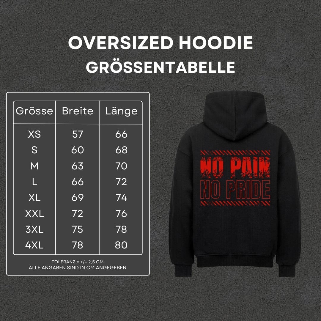 No Pain - Oversized Hoodie