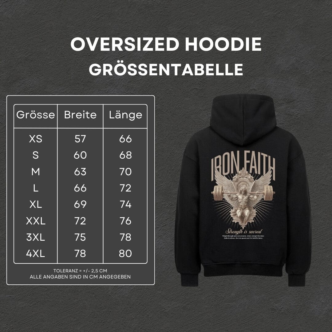 Iron Faith - Oversized Hoodie
