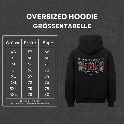 Built not Born - Oversized Hoodie