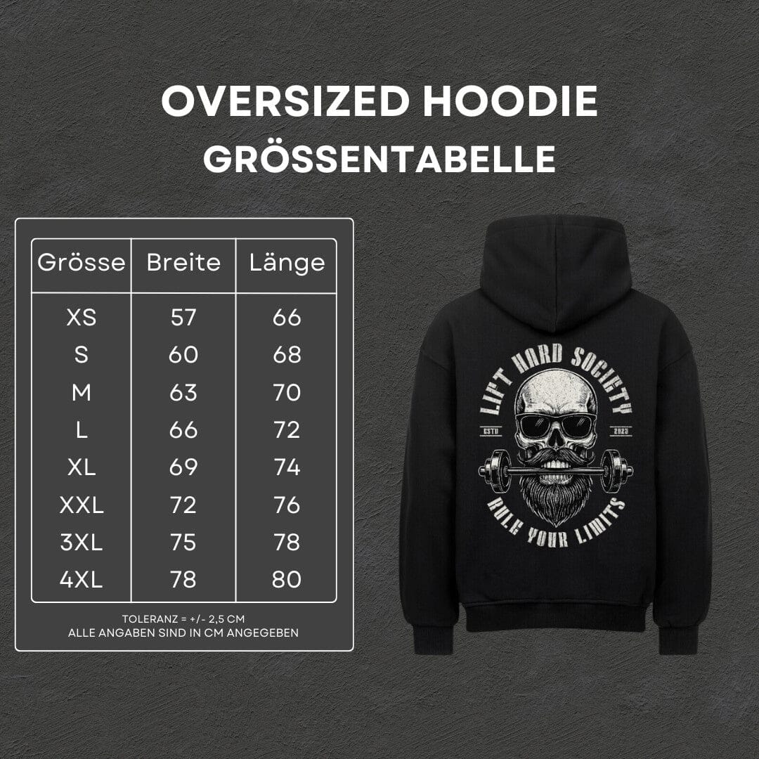 Lift Hard Society - Oversized Hoodie