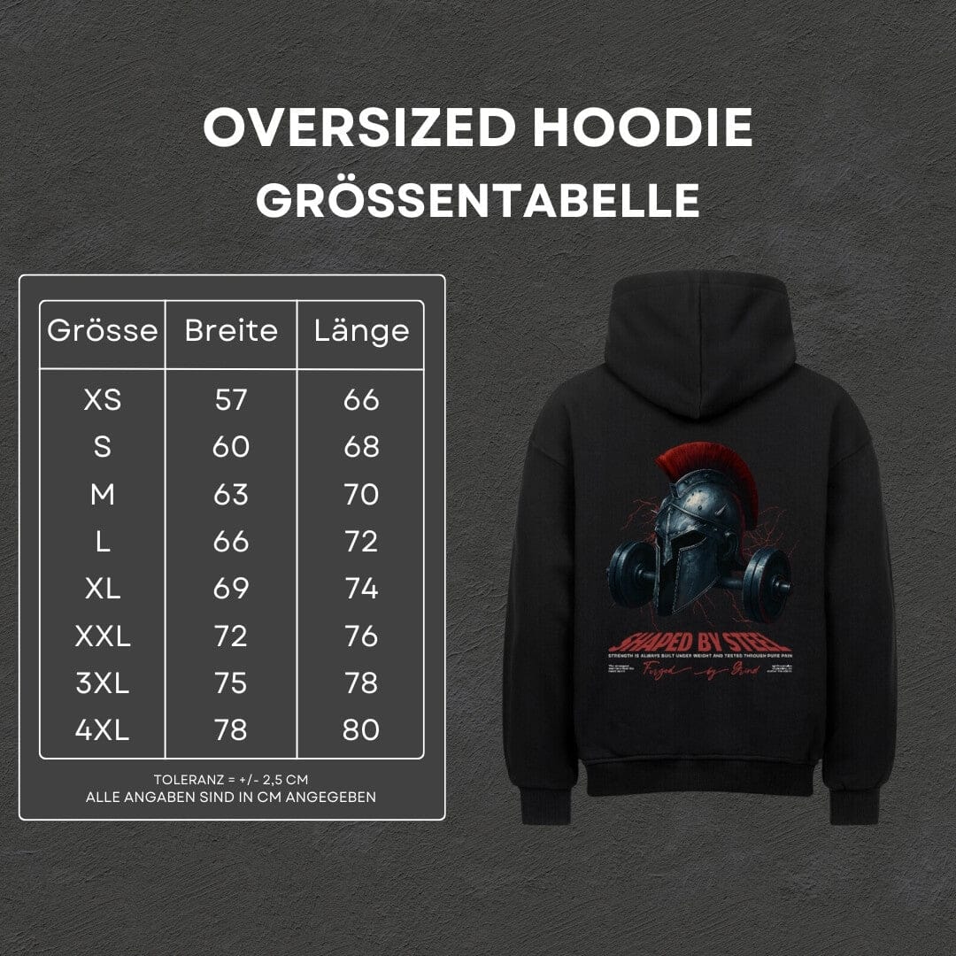 Shaped by Steel - Oversized Hoodie