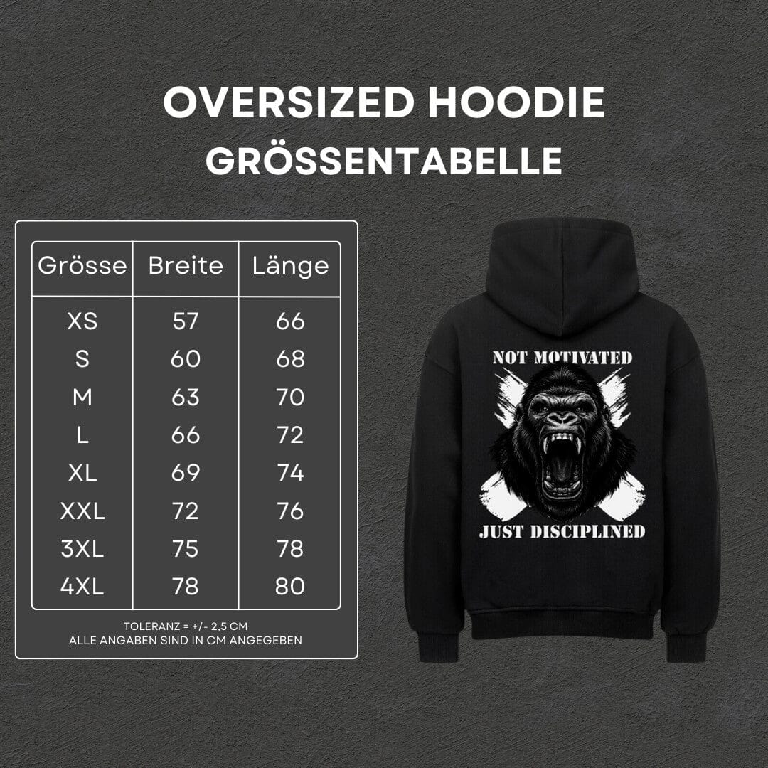 Not Motivated - Oversized Hoodie
