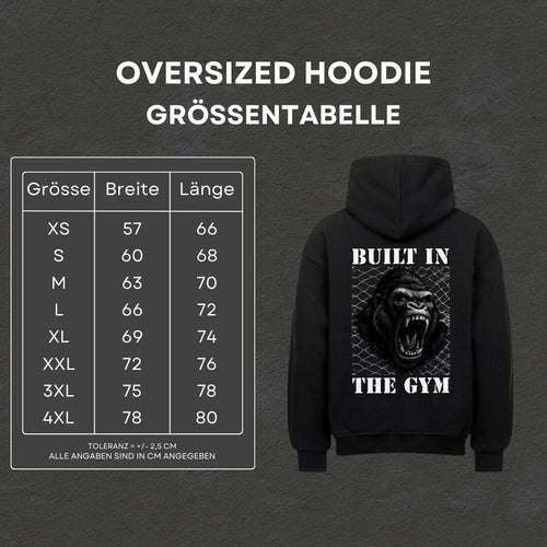 Built in the Gym - Oversized Hoodie