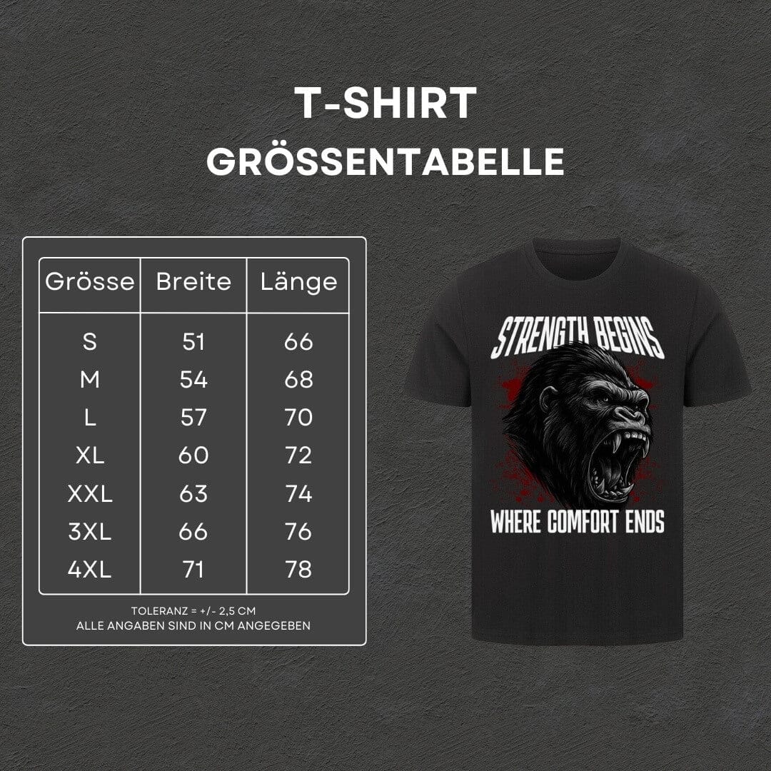 Strength Begins - T-Shirt