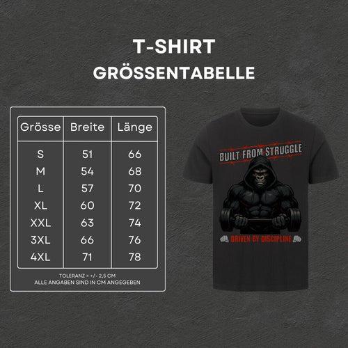 Built from Struggle - T-Shirt