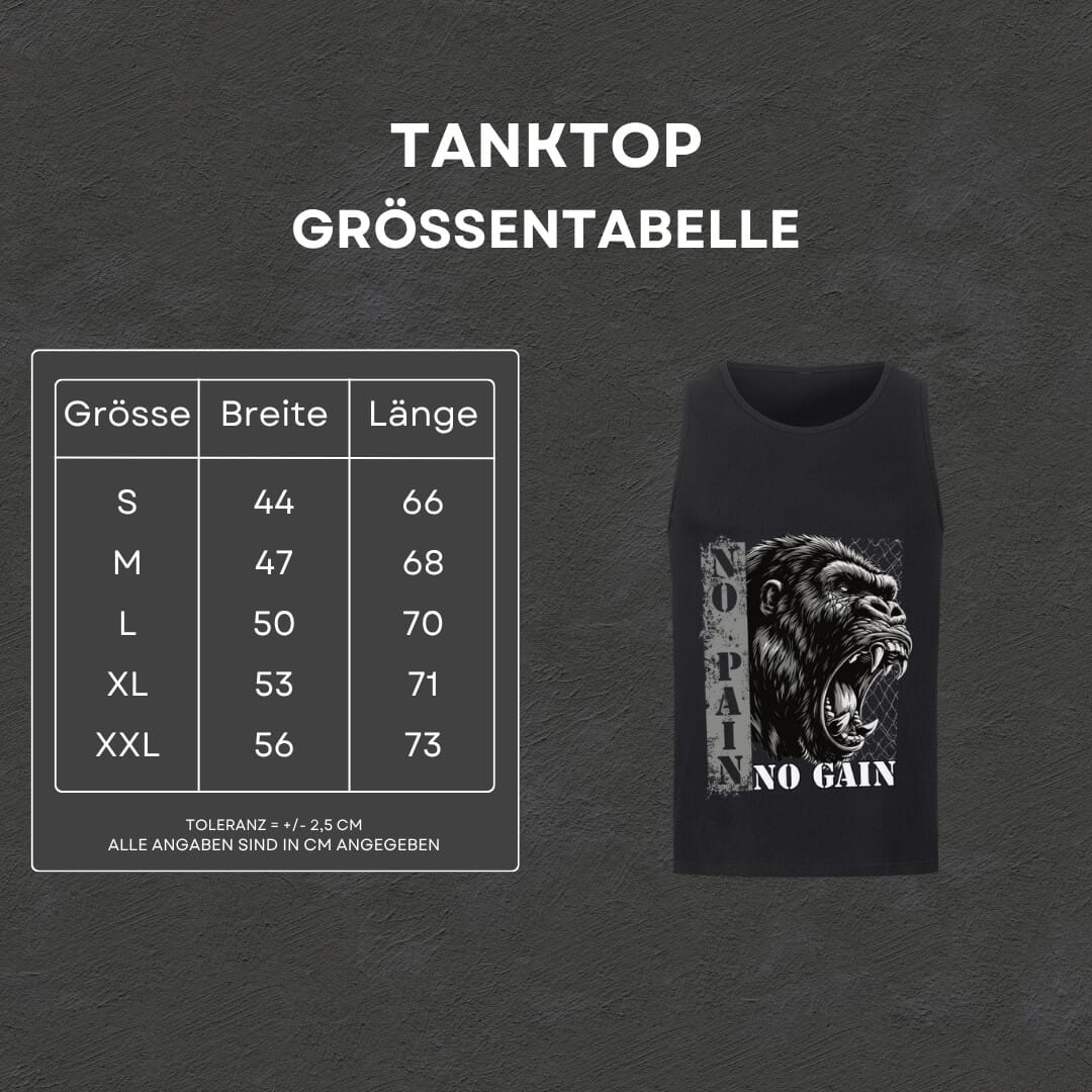 No Pain No Gain - Tanktop