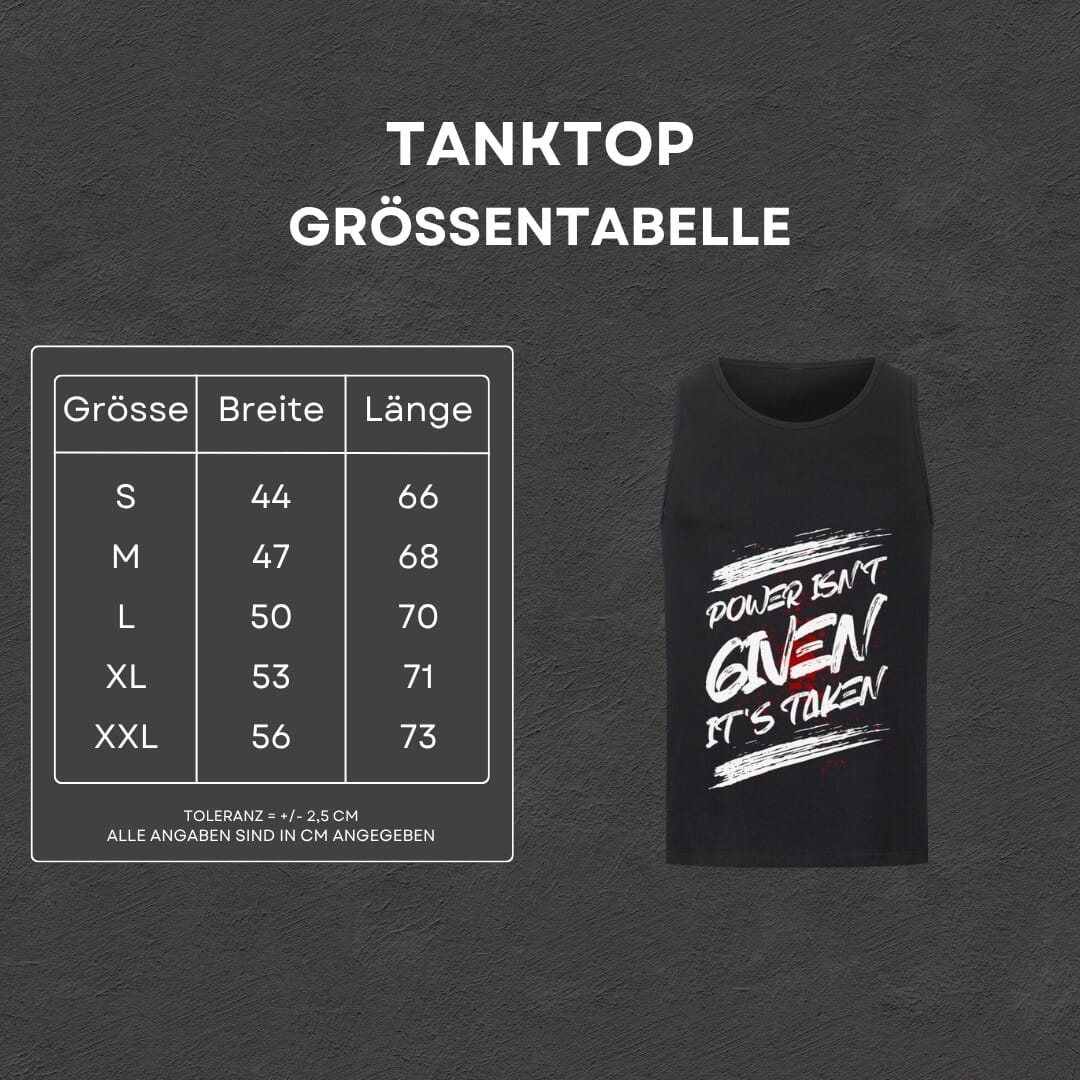 Power Isn't Given - Tanktop