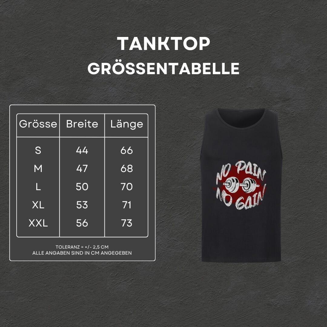 No Pain No Gain - Tanktop