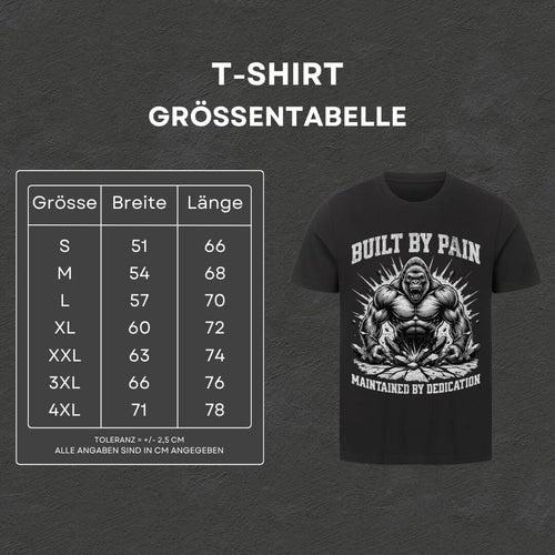 Built by Pain - T-Shirt