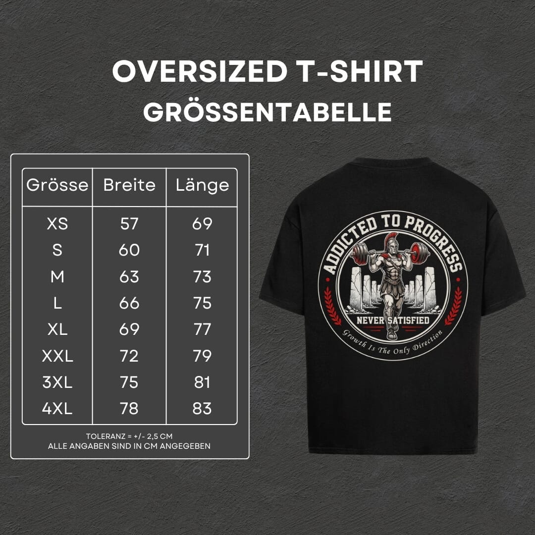 Addicted To Progress - Oversized T-Shirt