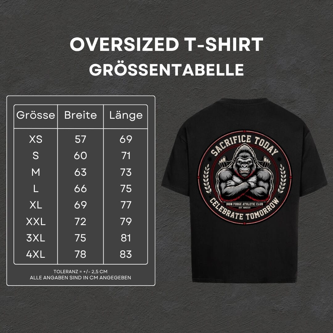Sacrifice Today - Oversized T-Shirt