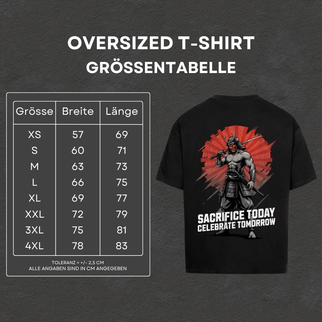 Sacrifice Today - Oversized T-Shirt