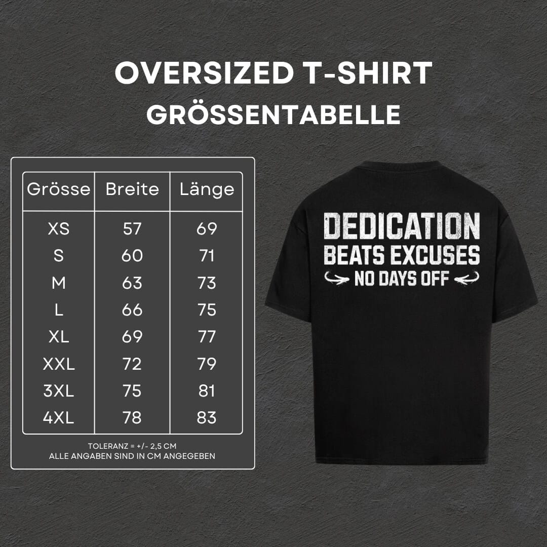 Dedication - Oversized T-Shirt