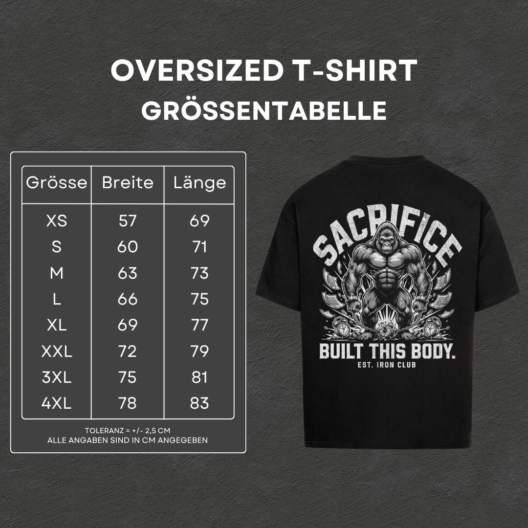 Sacrifice - Oversized T-Shirt
