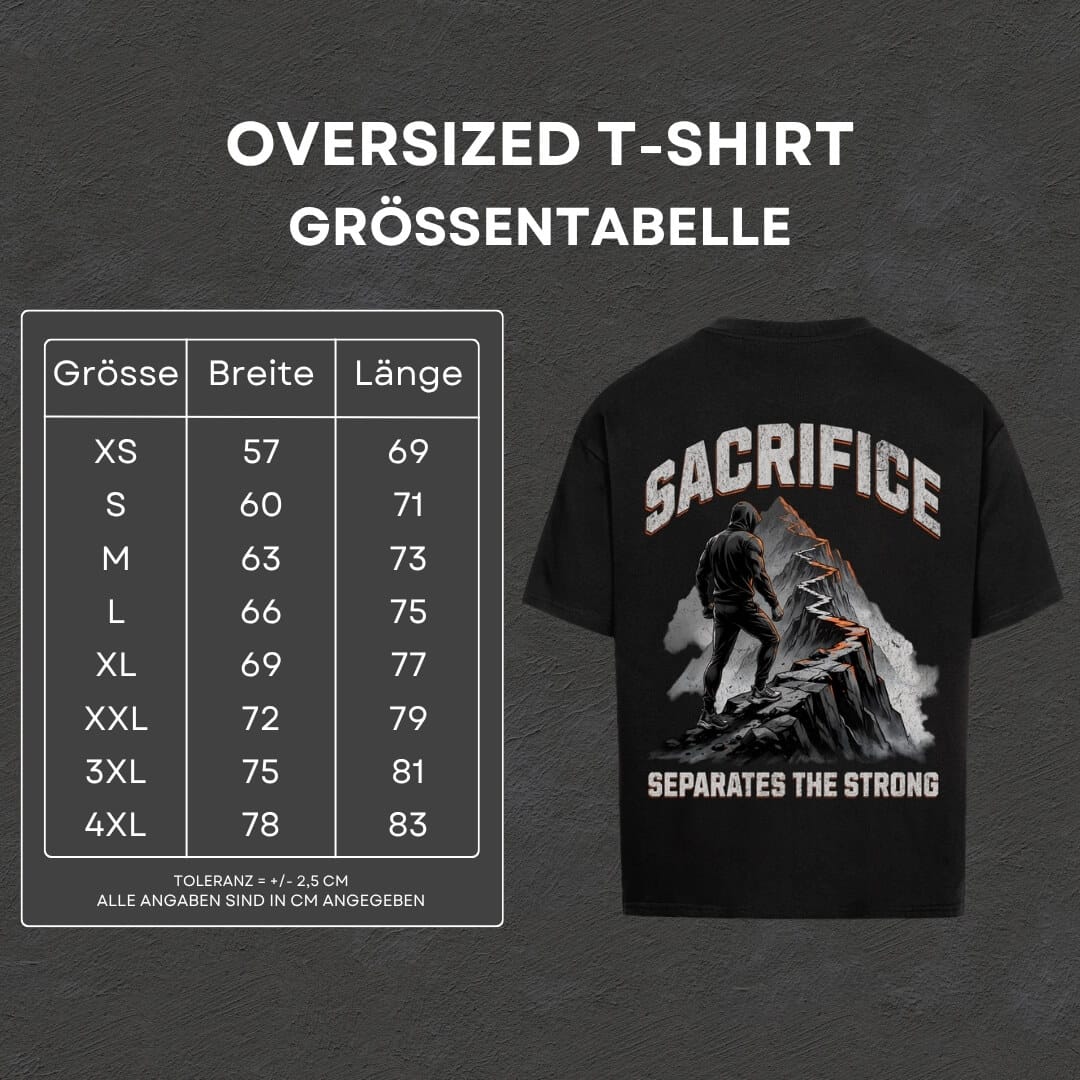 Sacrifice - Oversized T-Shirt