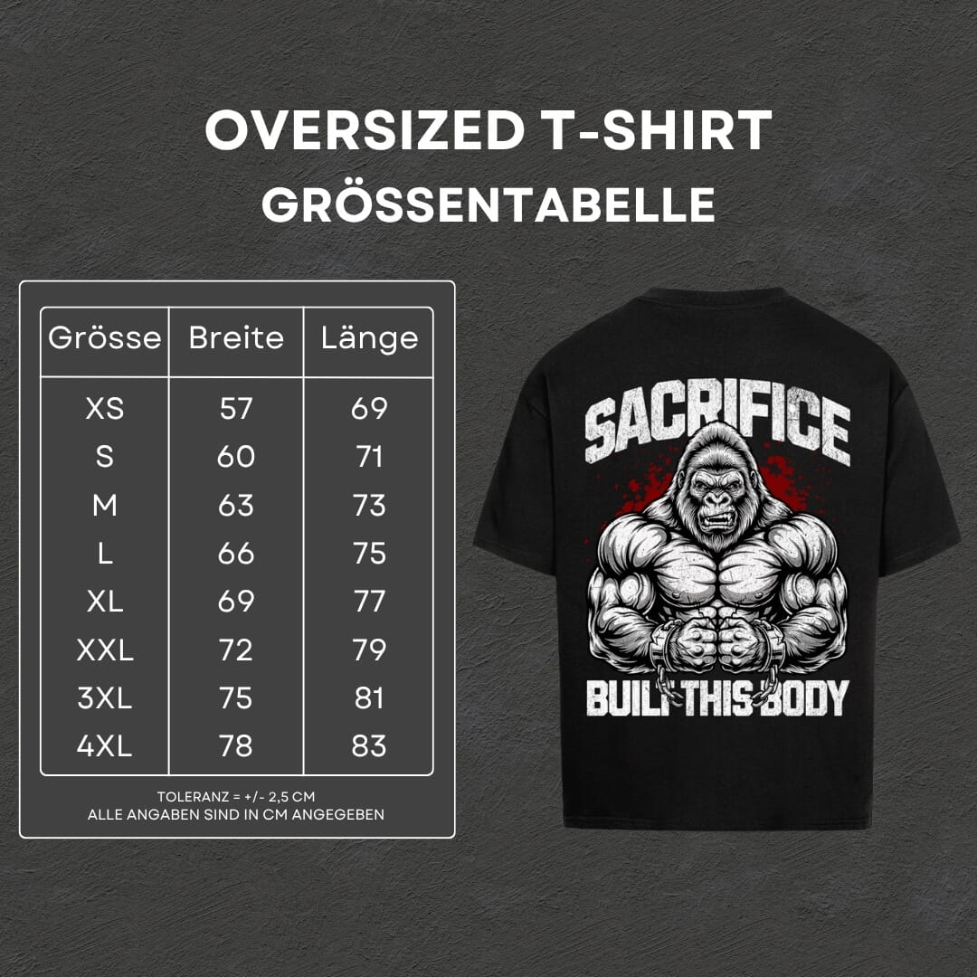 Sacrifice - Oversized T-Shirt