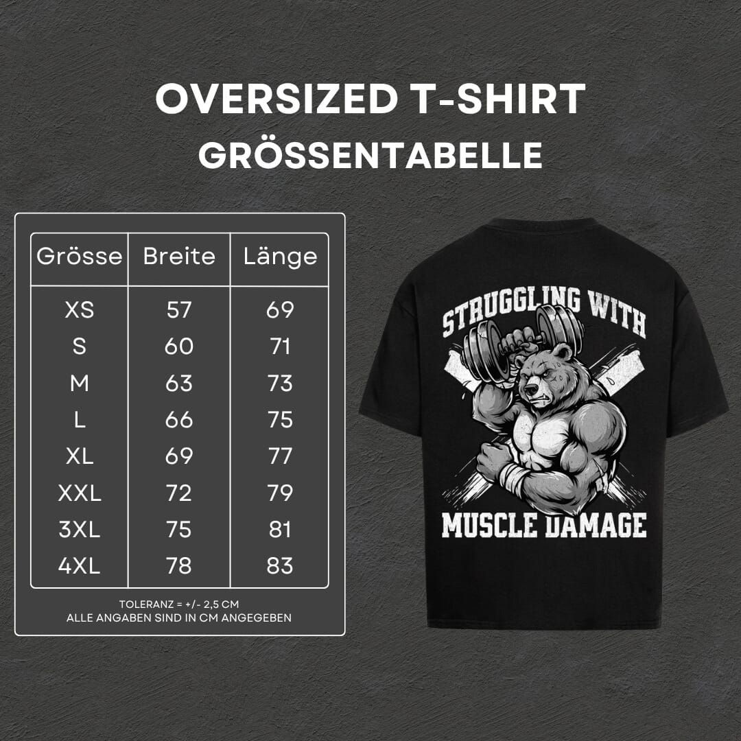 Muscle Damage - Oversized T-Shirt