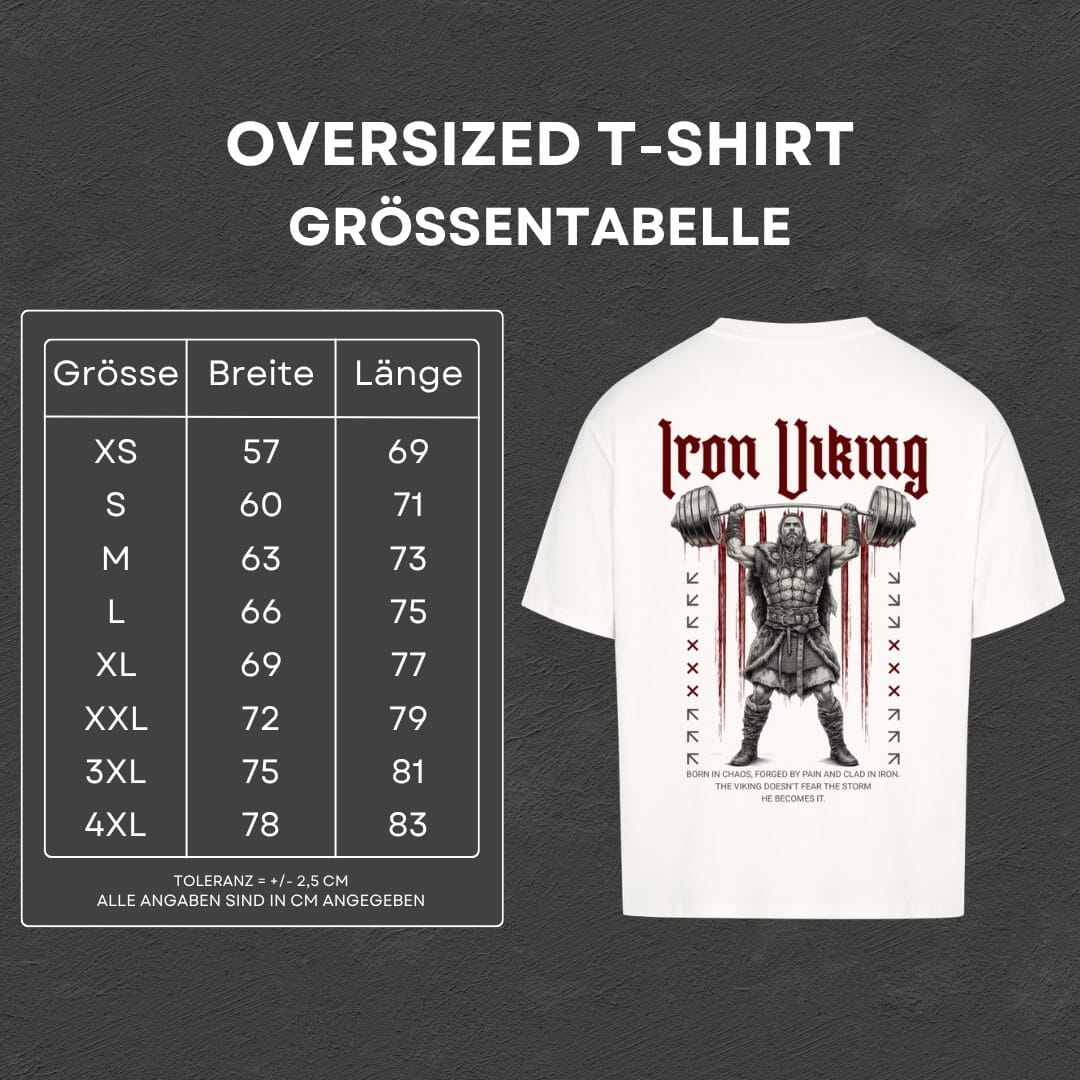 Iron Viking - Oversized T-Shirt