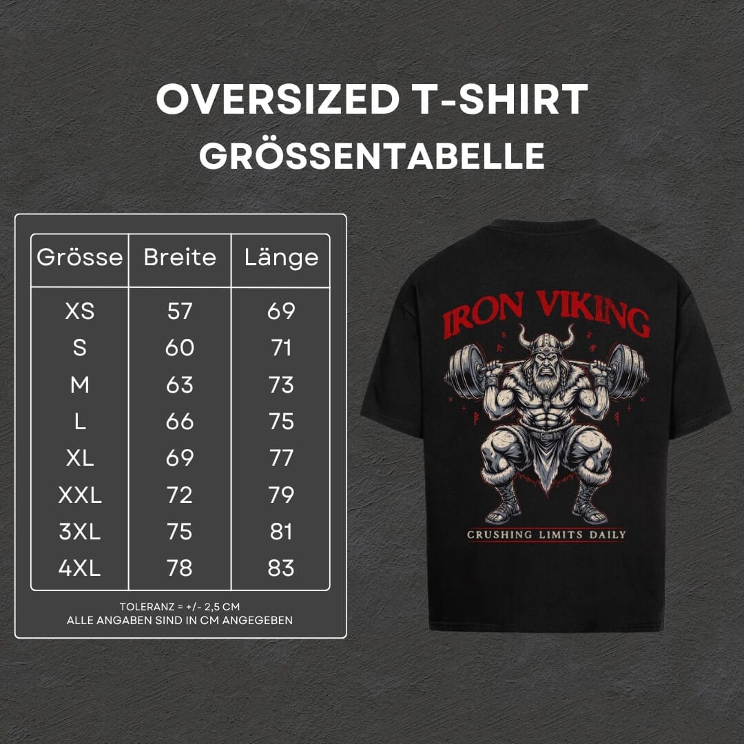 Iron Viking - Oversized T-Shirt