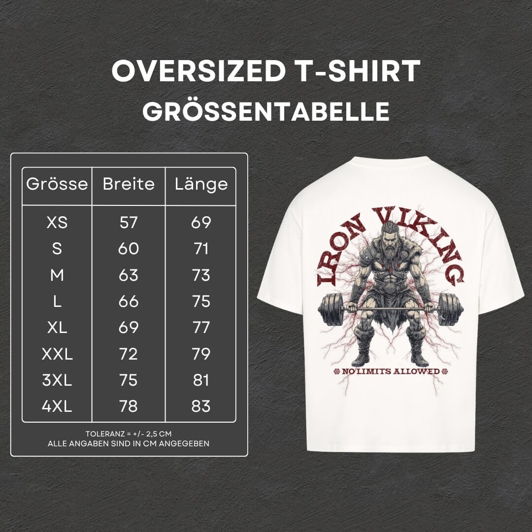 Iron Viking - Oversized T-Shirt
