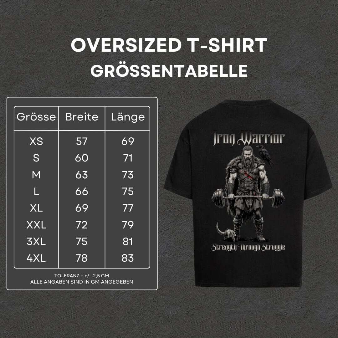 Iron Warrior - Oversized T-Shirt