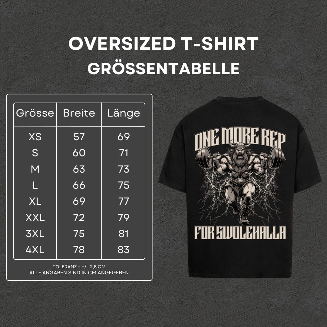 One More Rep - Oversized T-Shirt