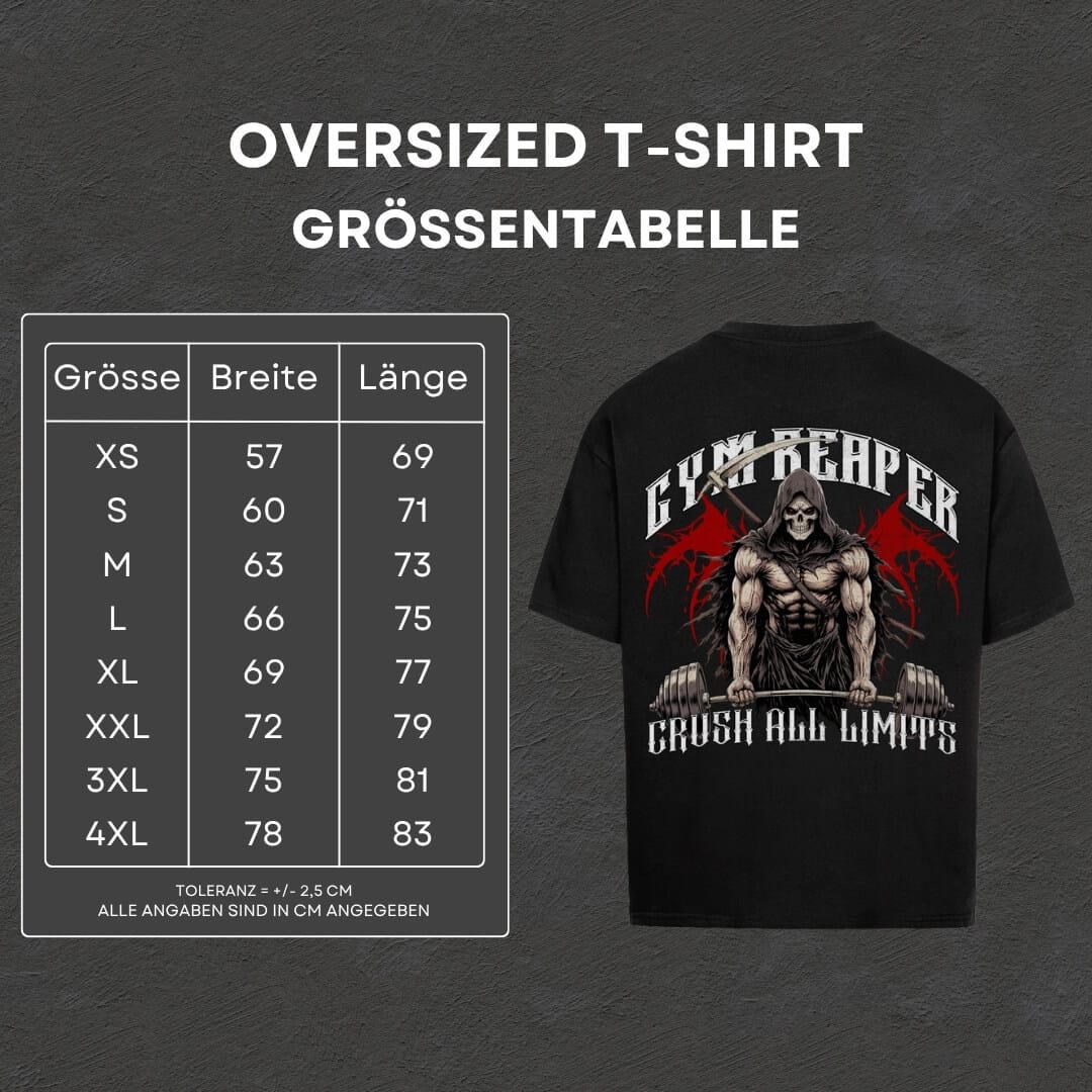 Gym Reaper - Oversized T-Shirt