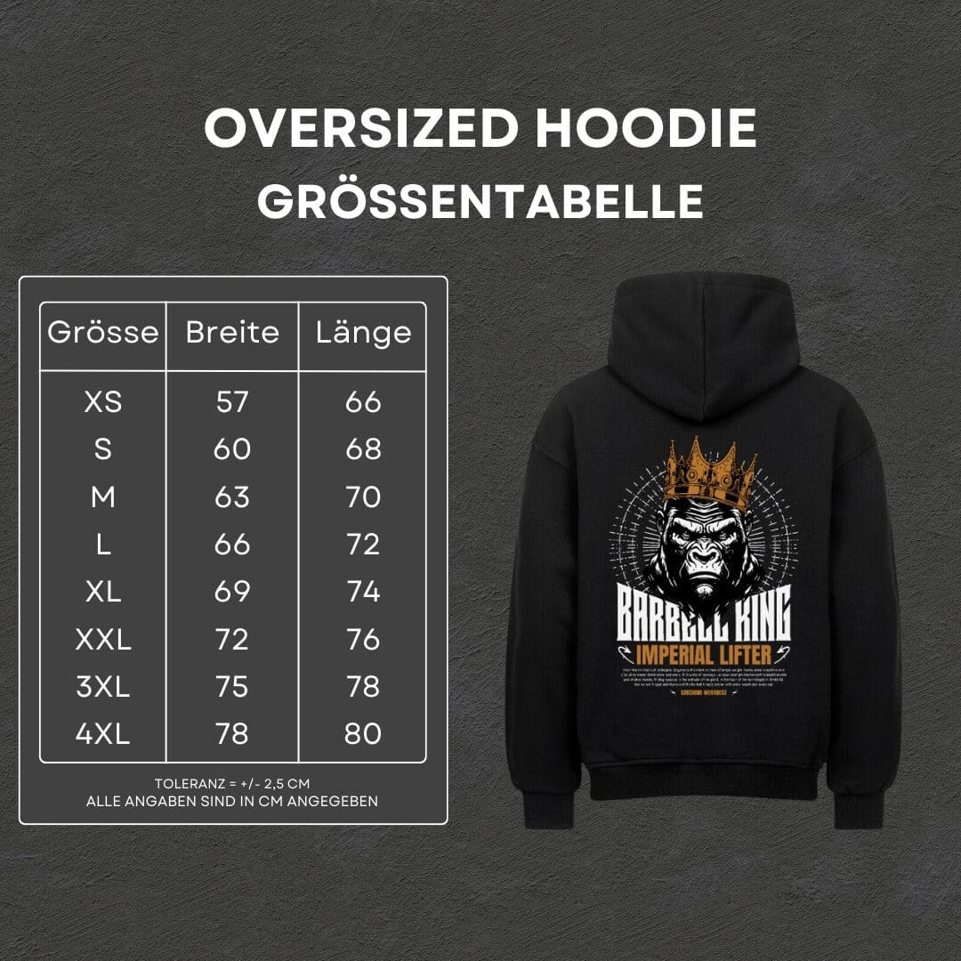 Barbell King - Oversized Hoodie