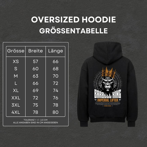 Barbell King - Oversized Hoodie
