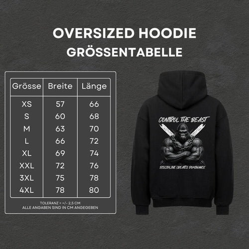 Control the Beast - Oversized Hoodie