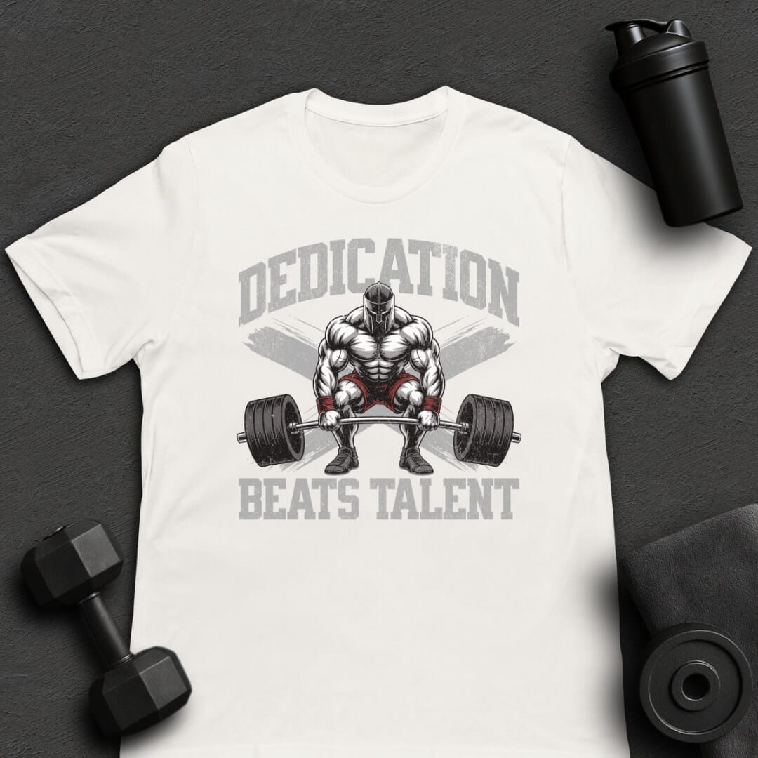 Dedication Beats Talent - T-Shirt