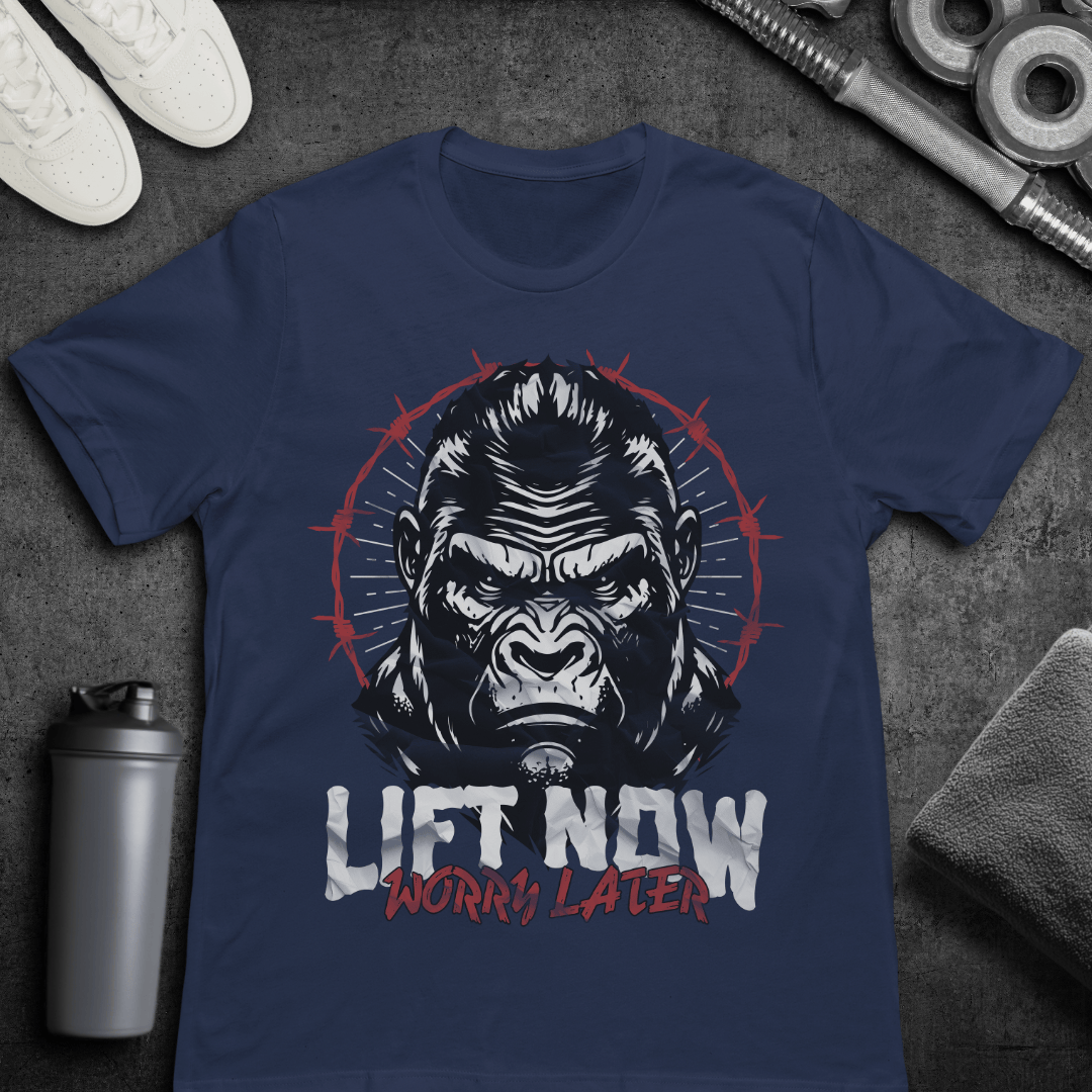 Lift Now Worry Later - T-Shirt